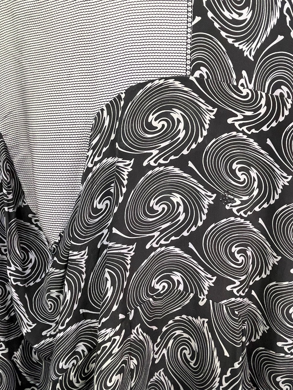 PRC7816 Avatar Pure Silk Sculptural Long Tunic Dress