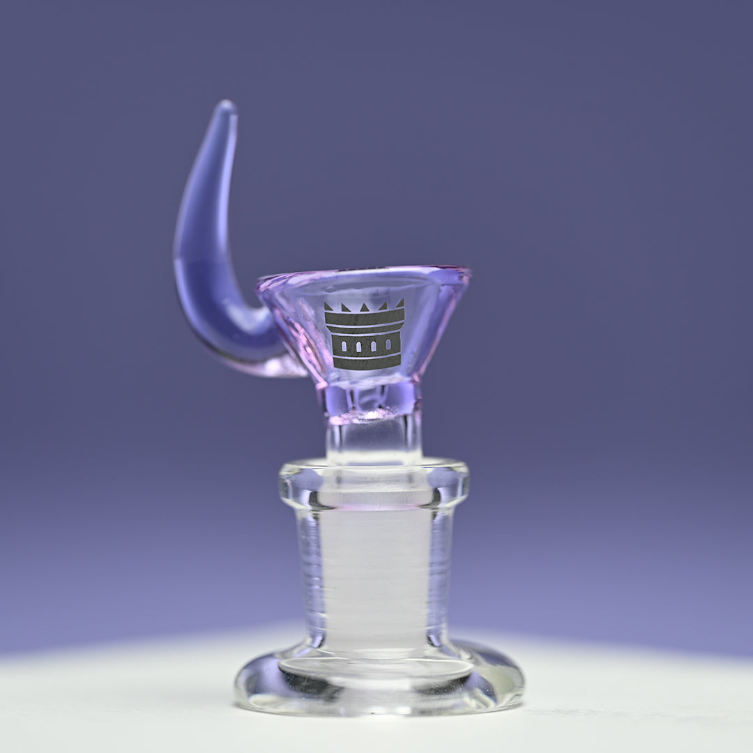 14mm Horn Bowl – Colored Borosilicate Glass Bowl Piece