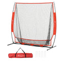 Soozier 6' x 6' Baseball Net for Hitting Pitching Practice with Carry Bag, Red