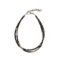 Double Strand Bracelet with Crystal Bead