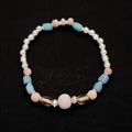 Beaded Bracelet In Silver Plate