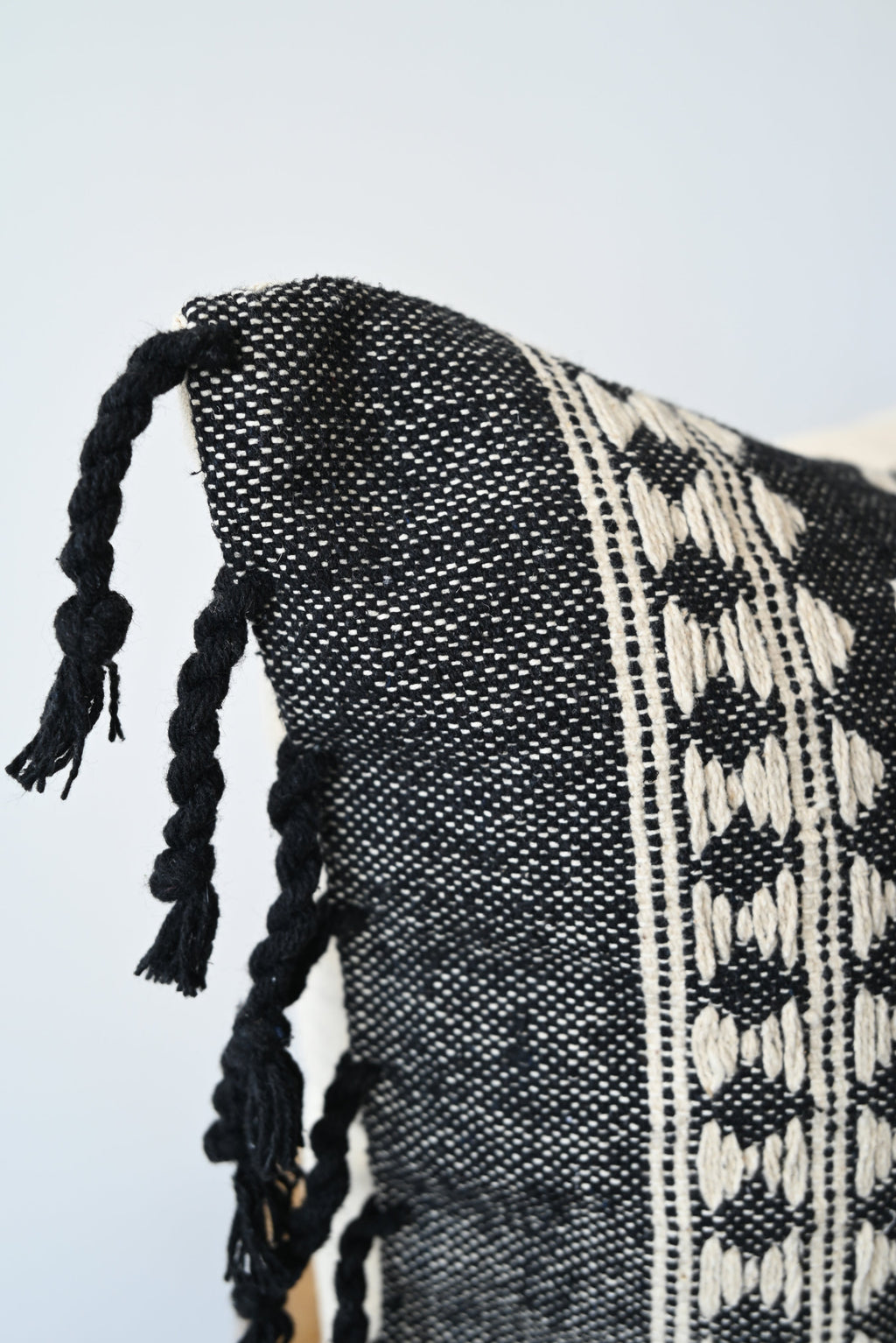 BHUJODI PILLOW COVER - CHARCOAL