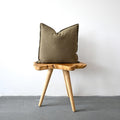 COTTON/ LINEN - OLIVE