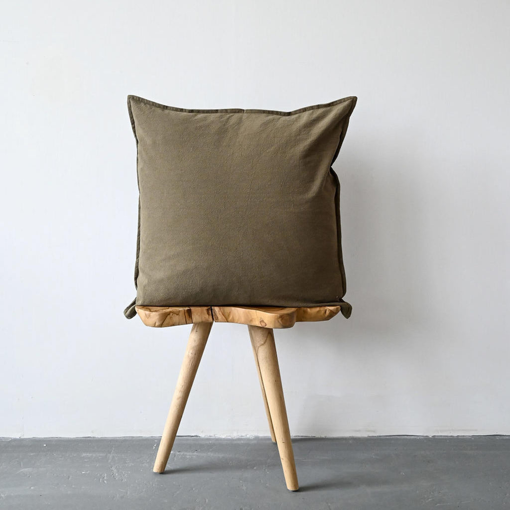 COTTON/ LINEN - OLIVE