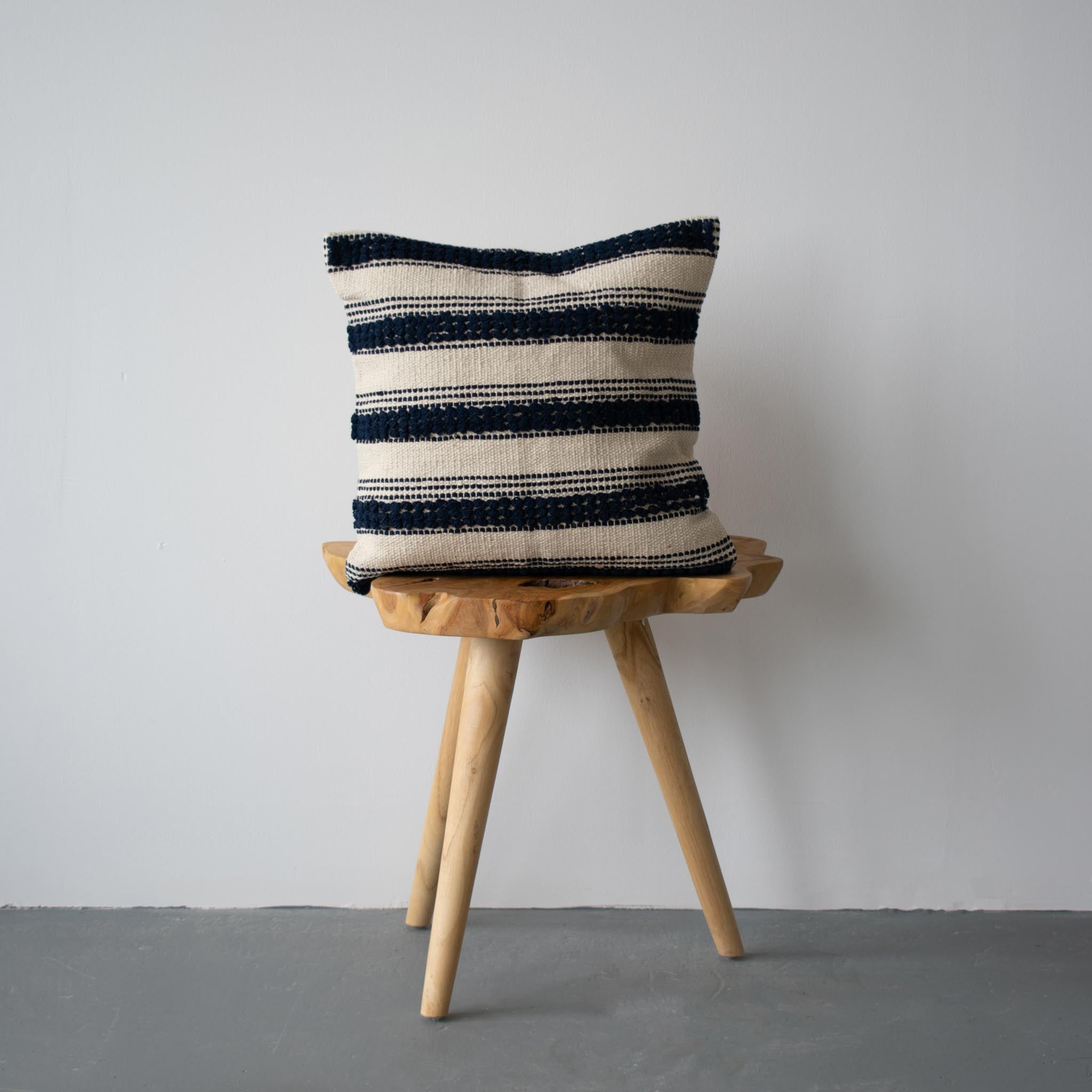 COTTON CANVAS - NAVY RIPPLE