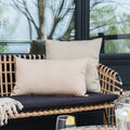 OUTDOOR PILLOW - BEIGE LUMBAR