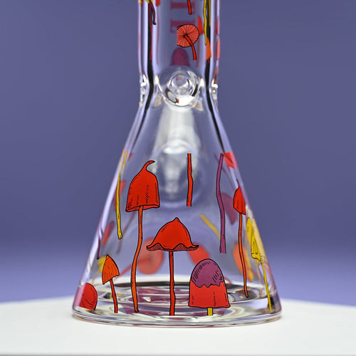 12" Shroomie Beaker Bong - 9mm Thick Glass