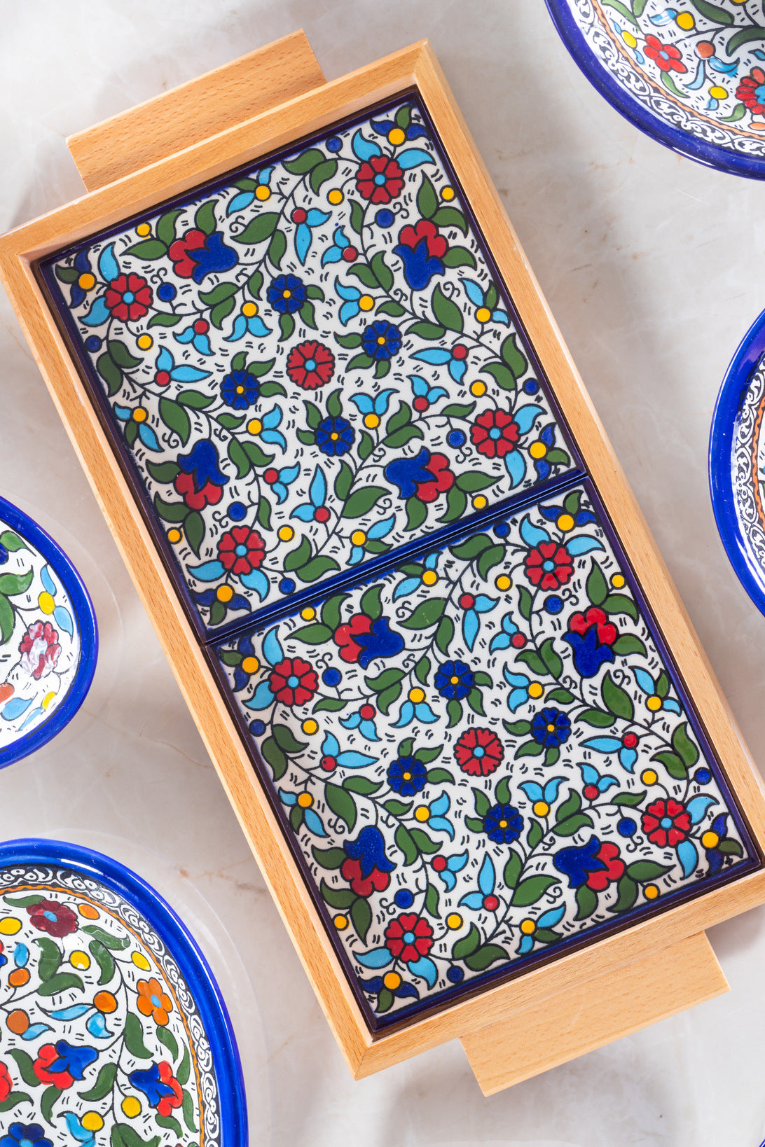Wooden Serving Tray - Zahra