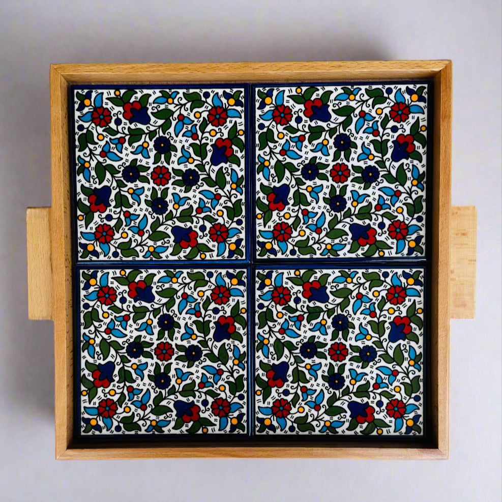 Wooden Serving Tray - Zahra