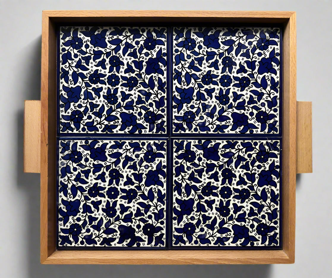 Wooden Serving Tray - Zahra