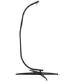 Outsunny Hanging Hammock Chair Stand C Stand Steel for Indoor Outdoor Air Porch Swing Chair