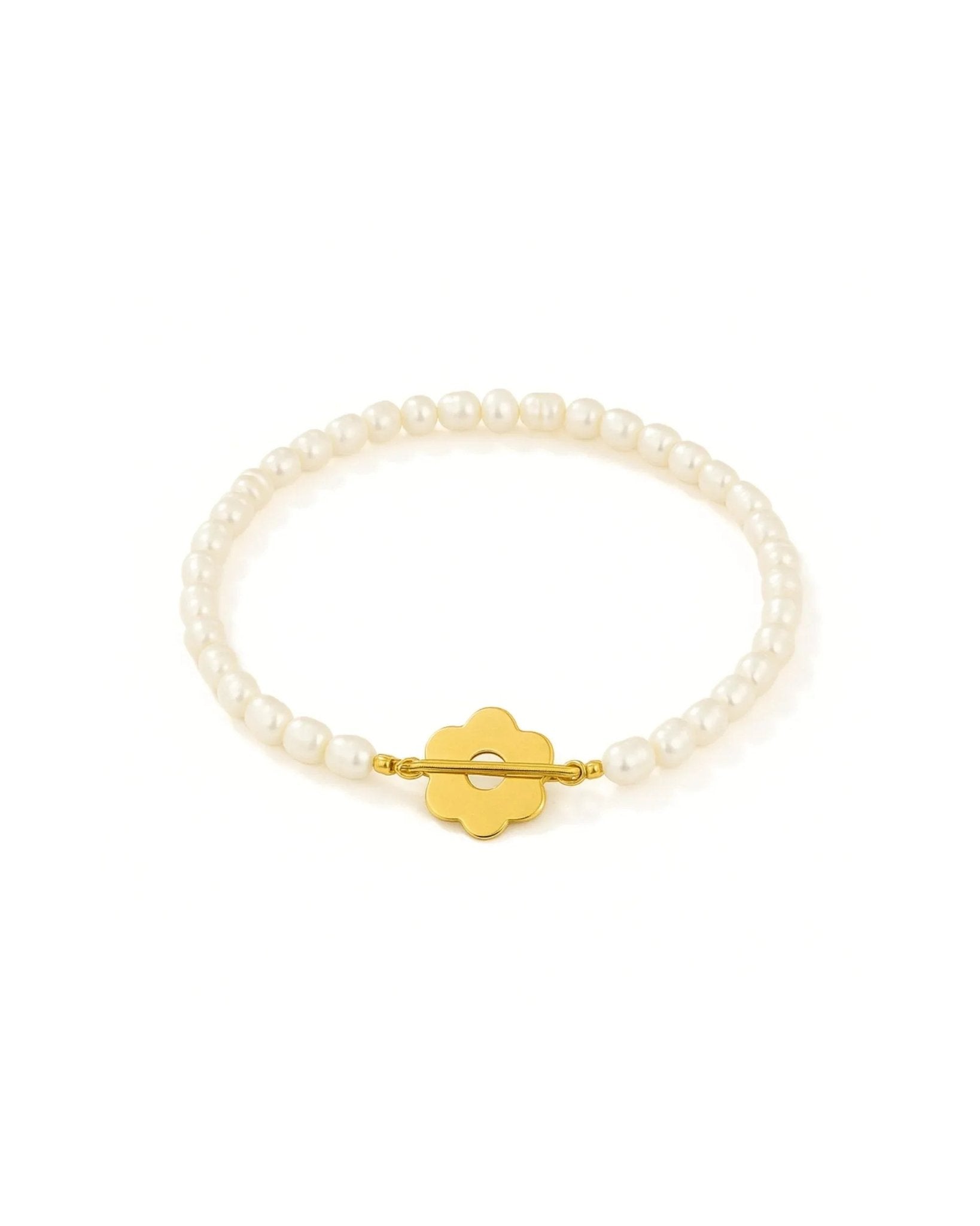 Daisy Pearl Bracelet