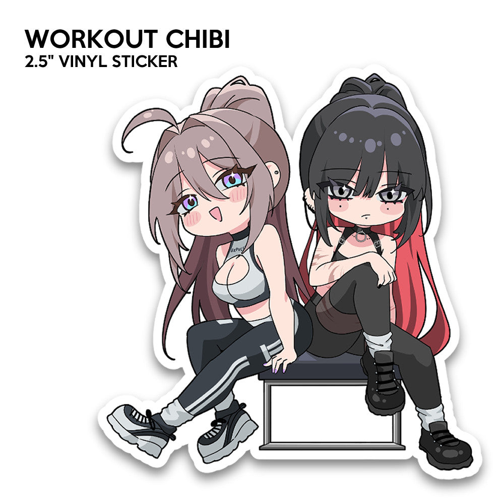 Z7: Workout Chibi Sticker
