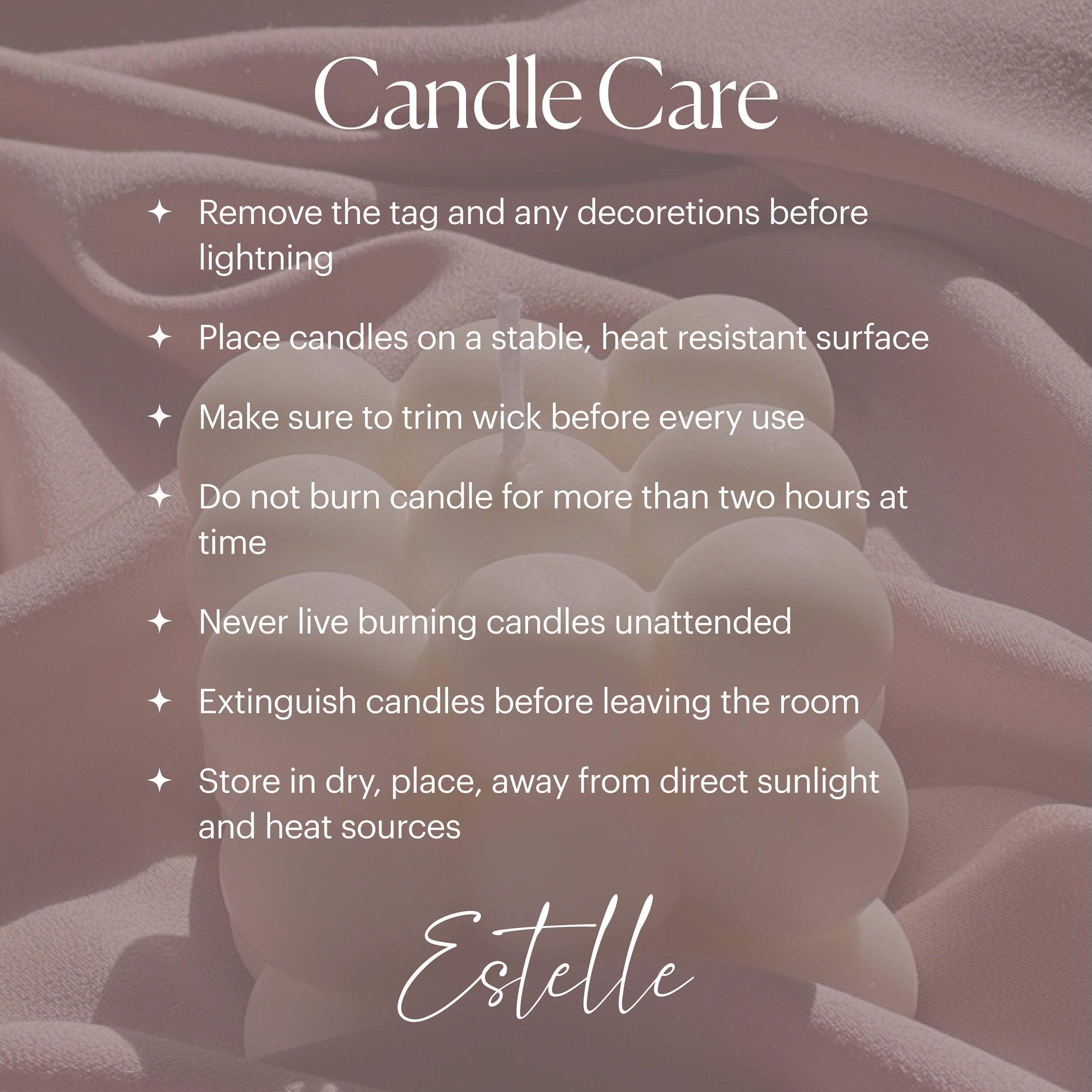 Ribbed Hourglass Pillar Candle: Sculptural Soy Wax Candle