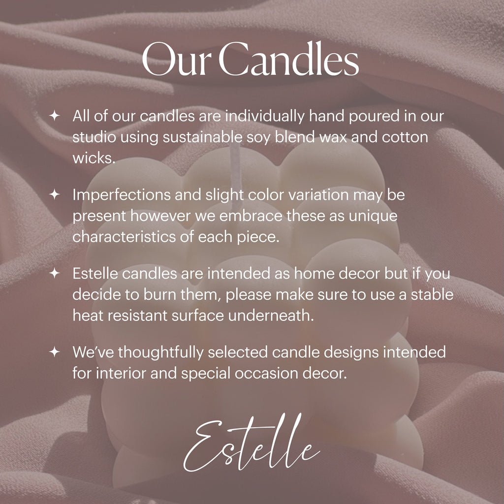 Teddy Bear Soy Wax Candle: Sculptural Bouquet Candle