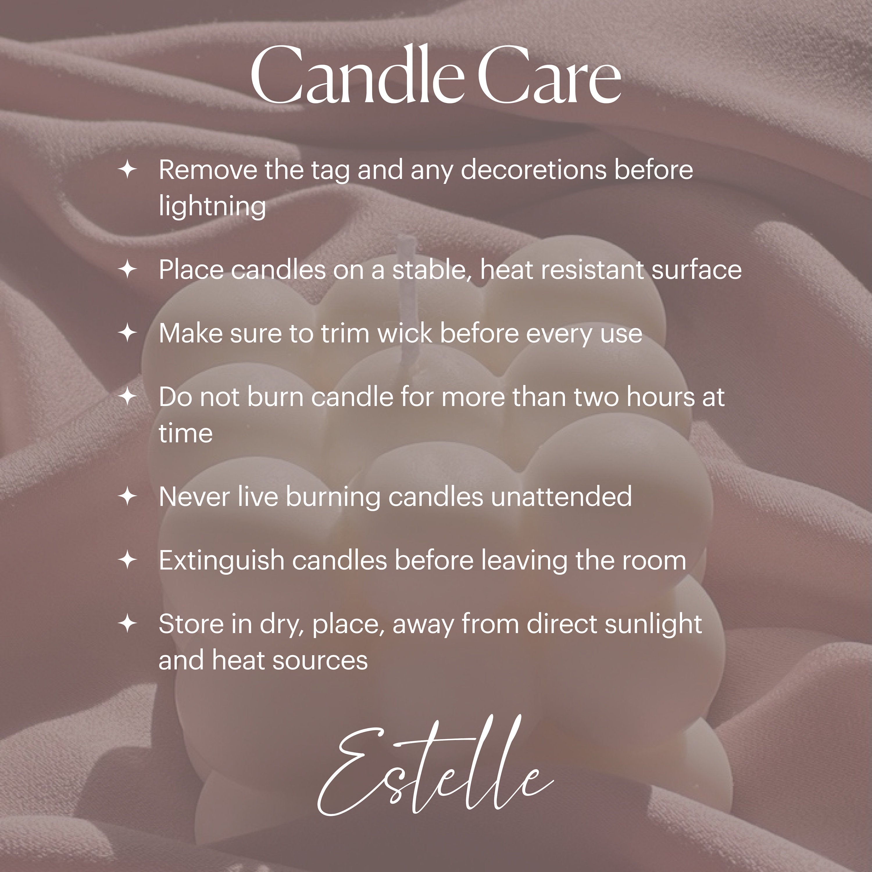 Handmade Knot Candle: Trendy Vegan Home Decor