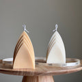 Skyscraper Candle: Geometric Pillar, Minimalist Home Decor, Vegan