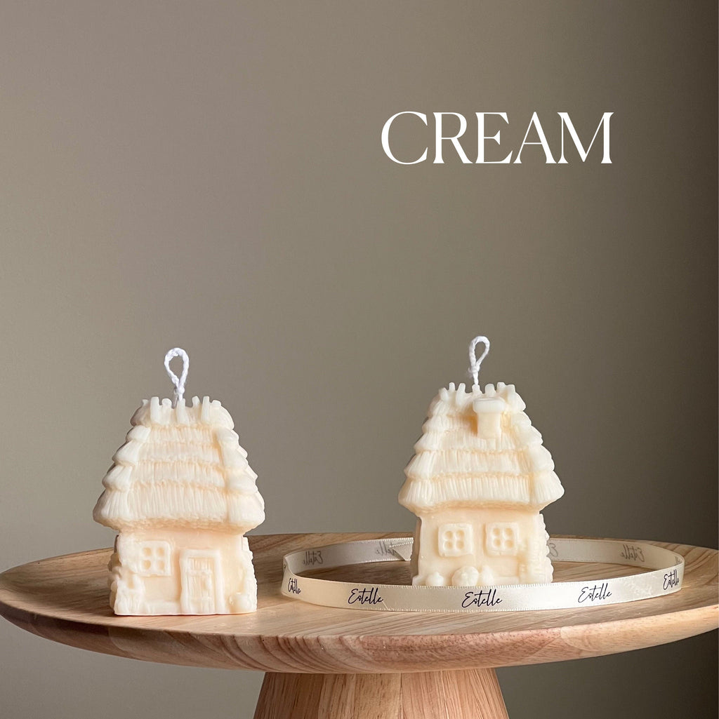 Handmade House Candle | Sculptural Soy Wax Pillar Candle