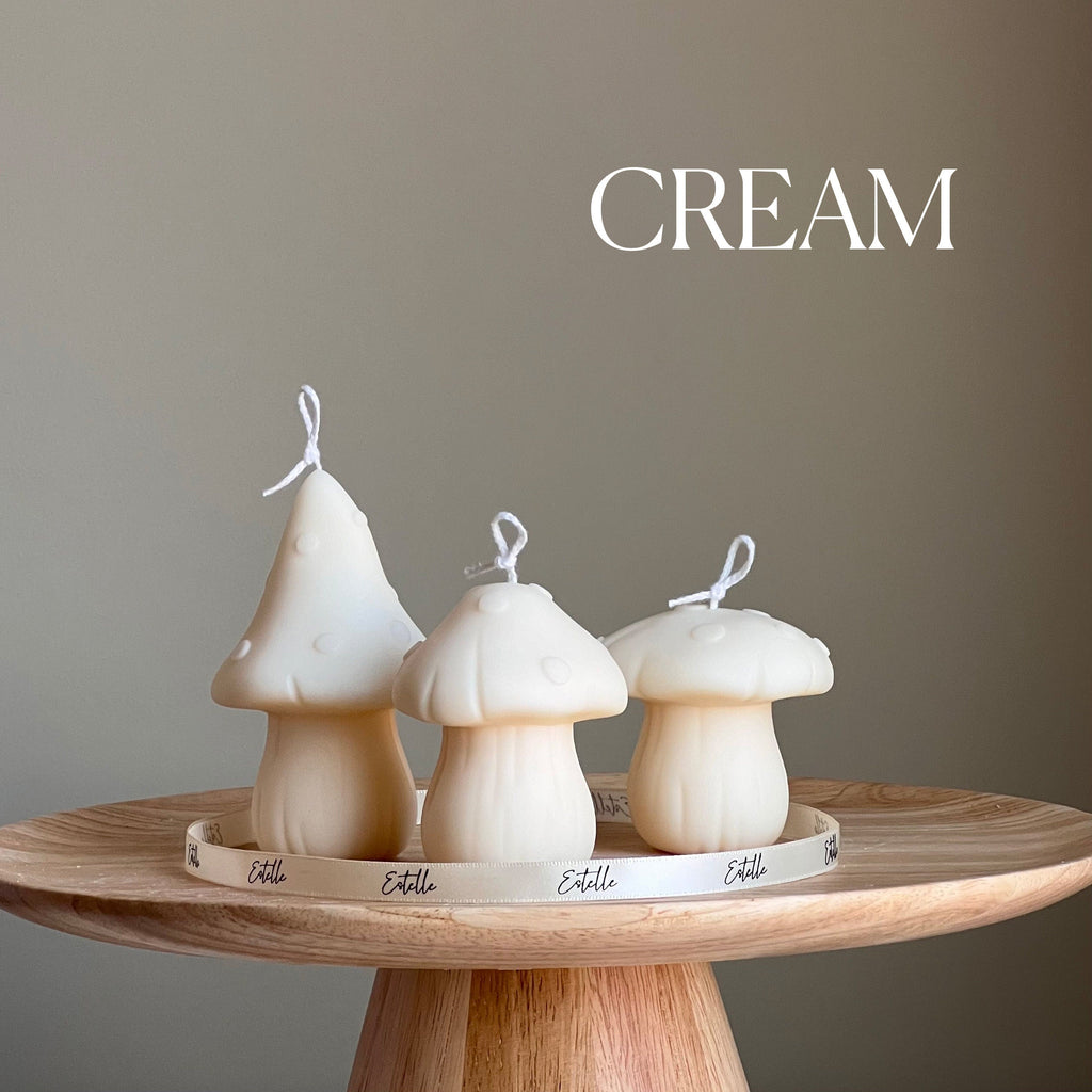 Mushroom Candle Set | Soy Wax Home Decor