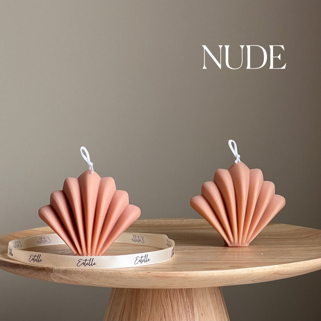 Soy Scallop Shell Candle | Summer Home Decor, Vegan Candle