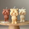 Handmade Soy Bear Candle: Sculptural Home Decor, Animal Lover Gift