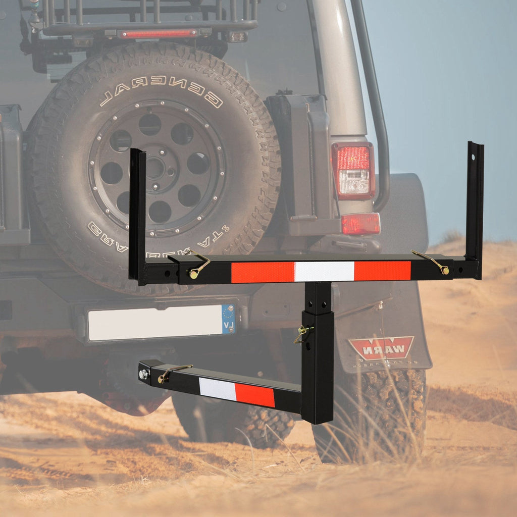 Soozier Truck Bed Extender with Adjustable Width Height for Ladder Rack Canoe Kayak Long Pipes Lumber