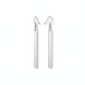 Metal Bar Earring - Silver Colour