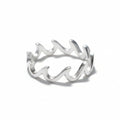 Wave Ring _ Silver Plate
