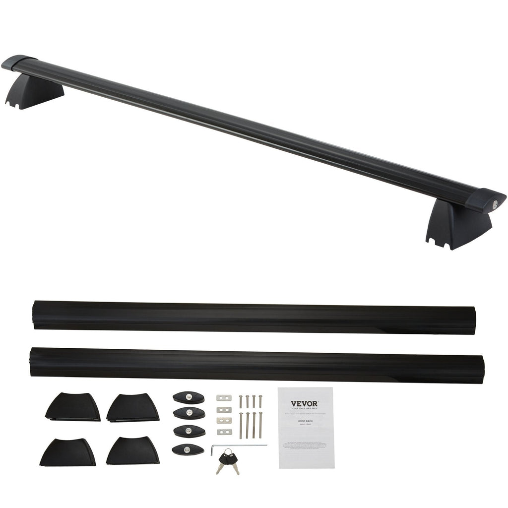 VEVOR Roof Rack Cross Bars, Compatible with 2011-2021 Jeep Grand Cherokee with Grooved Side Rails, 200lbs Load Capacity, Aluminum Crossbars with Locks, for Rooftop Cargo Carrier Bag Luggage Kayak Bike
