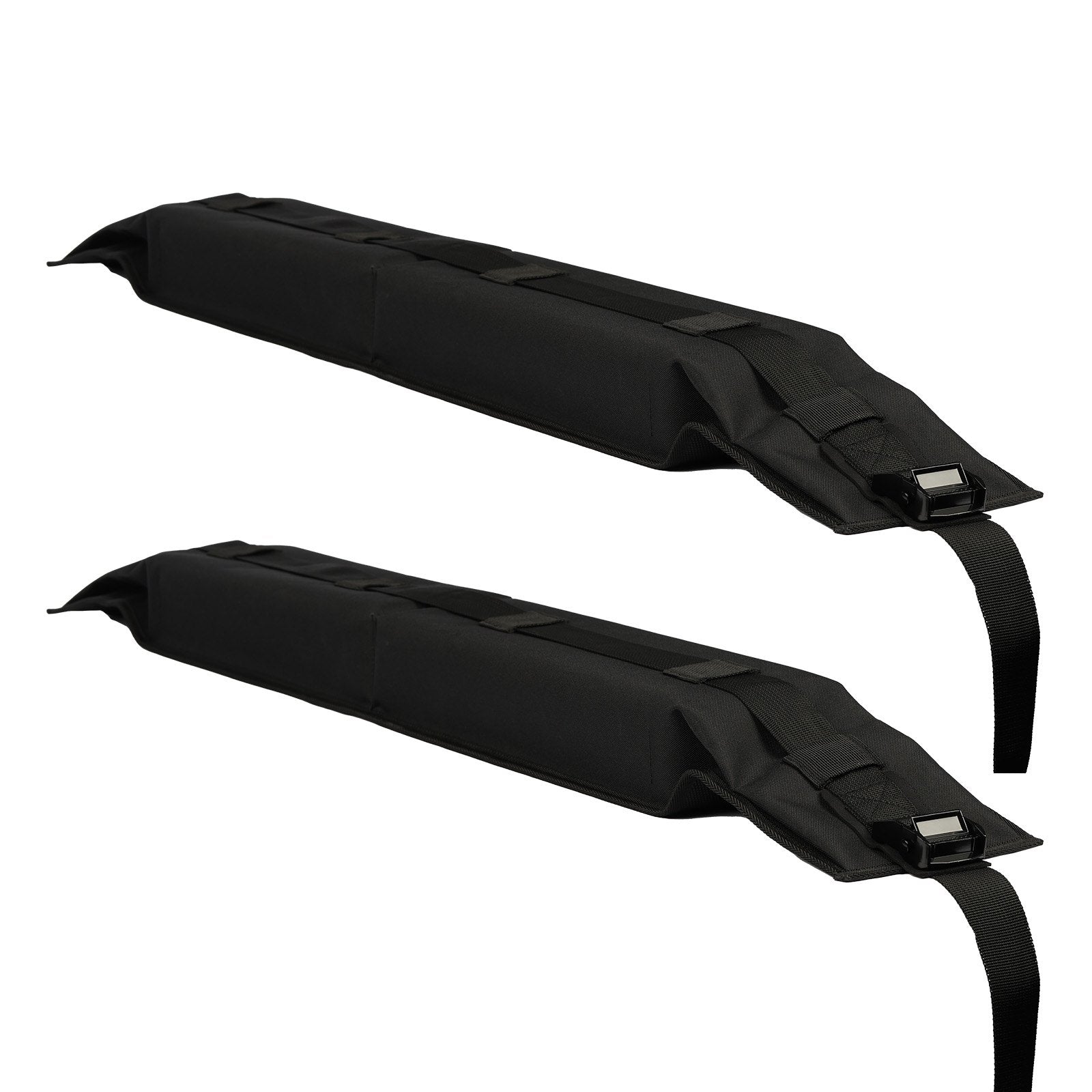 VEVOR Soft Roof Rack Pads, 31.5" Universal Car Roof Rack Pad, 176LBS Load Capacity Luggage Kayak Carrier with 4 Tie-Down Straps,  2 Quick Loop Straps & Storage Bag for SUP Canoe Snowboard Paddle Board