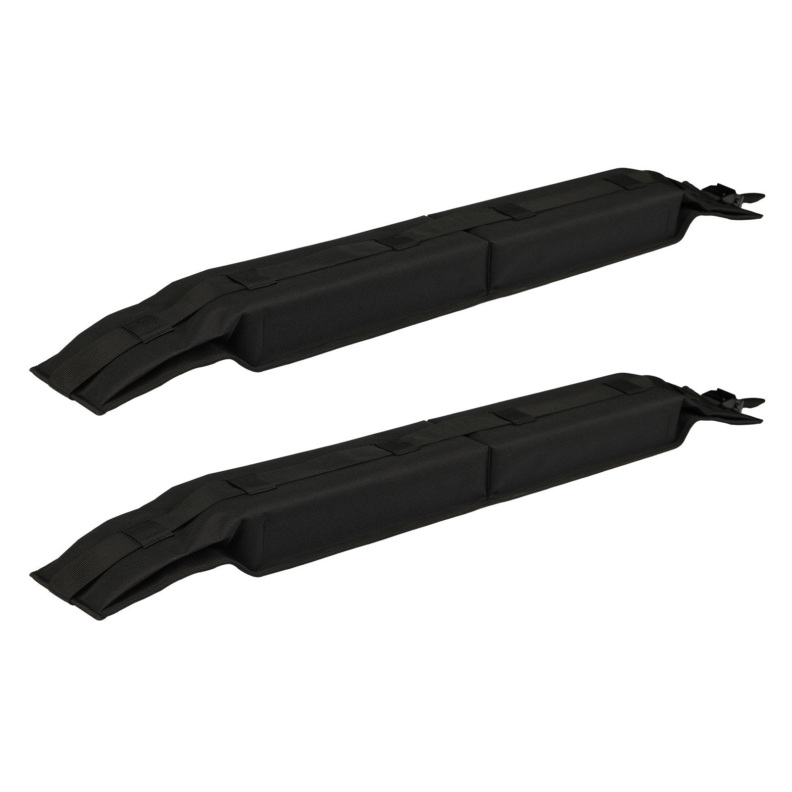 VEVOR Soft Roof Rack Pads, 31.5" Universal Car Roof Rack Pad, 176LBS Load Capacity Luggage Kayak Carrier with 4 Tie-Down Straps,  2 Quick Loop Straps & Storage Bag for SUP Canoe Snowboard Paddle Board
