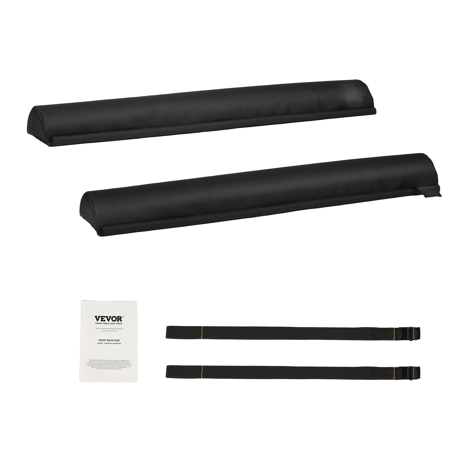 VEVOR Roof Rack Pads for Crossbar 88lbs Load Capacity for Kayak Canoe Surfboard