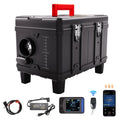 VEVOR 8KW Diesel Heater, 12V/24V All-in-One Diesel Air Heater with Bluetooth App, Remote Control, Display Screen & CO Alarm, Fast Heating Portable Diesel Heater for Vehicles and Garage