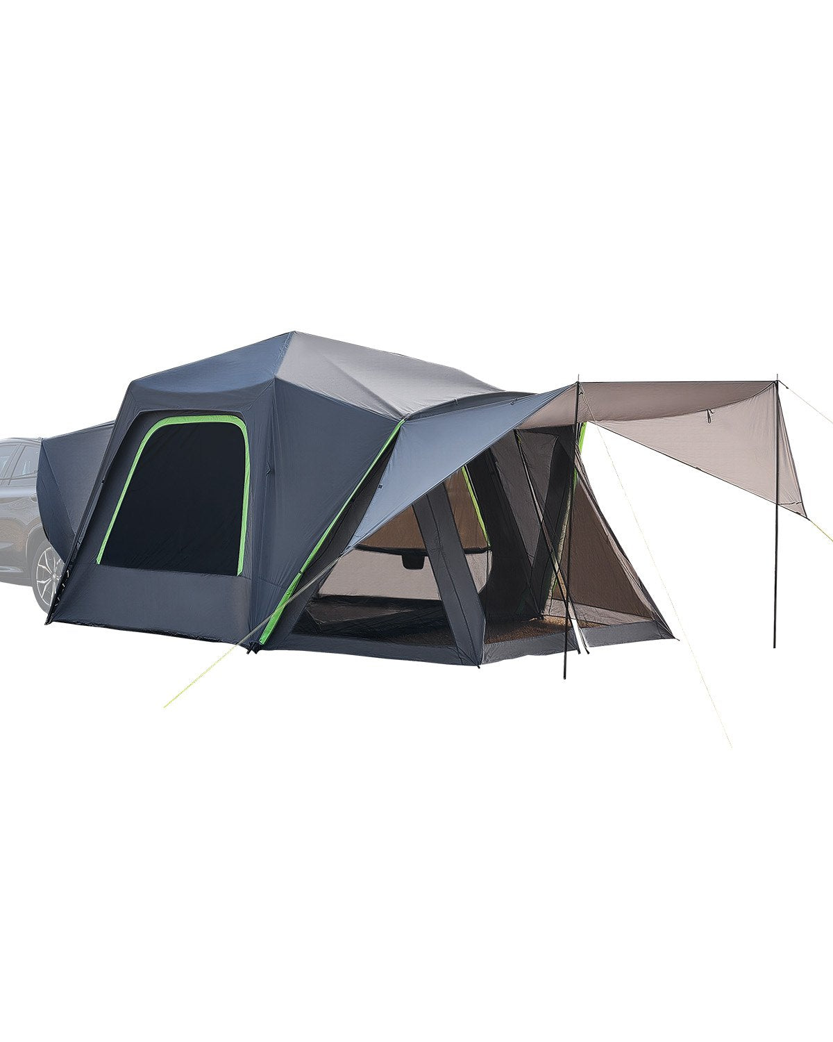 VEVOR SUV Camping Tent Outdoor SUV Tent with Awning Waterproof for 5-8 Person