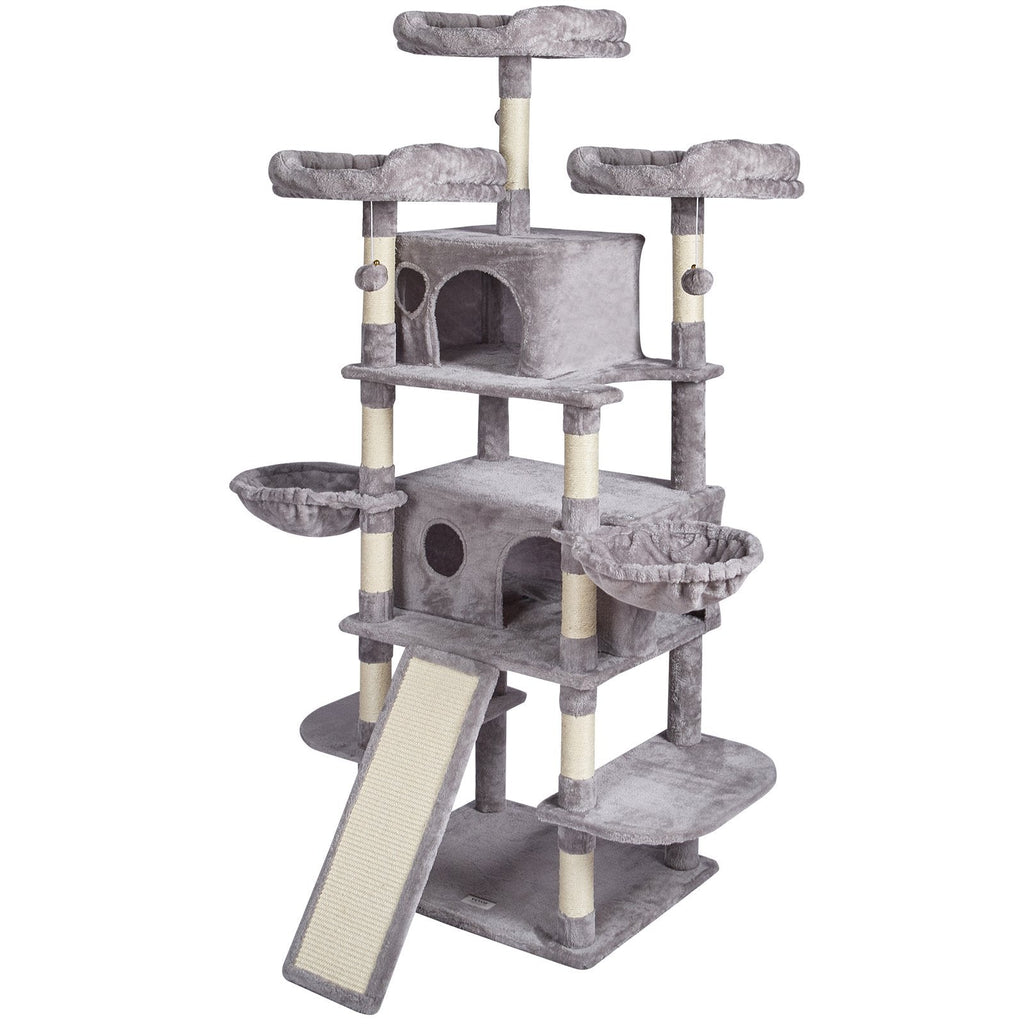 VEVOR Cat Tree 68.5" Cat Tower for Indoor Cats with Cat Condos Scratching Post
