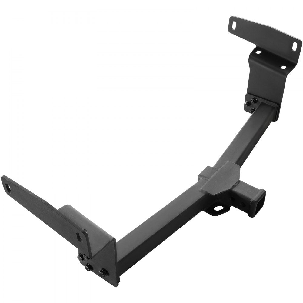 VEVOR Class 3 Trailer Hitch, 2-Inch Receiver, Q455B Steel Tube Frame, Compatible with 2019-2023 Toyota RAV4, 6000 lbs, Multi-Fit Hitch to Receive Ball Mount, Cargo Carrier, Bike Rack, Tow Hook, Black