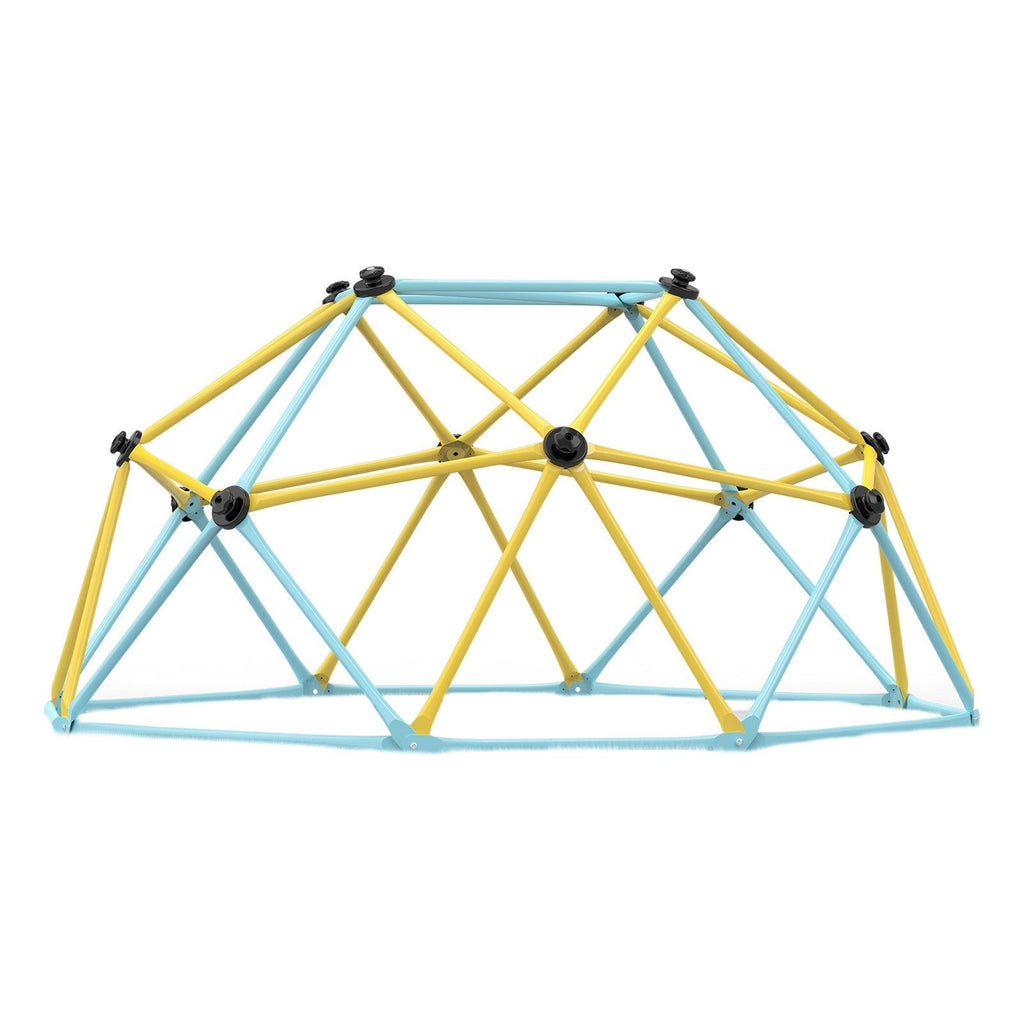 VEVOR Climbing Dome, 6FT Geometric Dome Climber Play Center for Kids 3 to 9 Years Old, Jungle Gym Supports 600LBS and Easy Assembly, with Climbing Grip, Outdoor and Indoor Play Equipment for Kids
