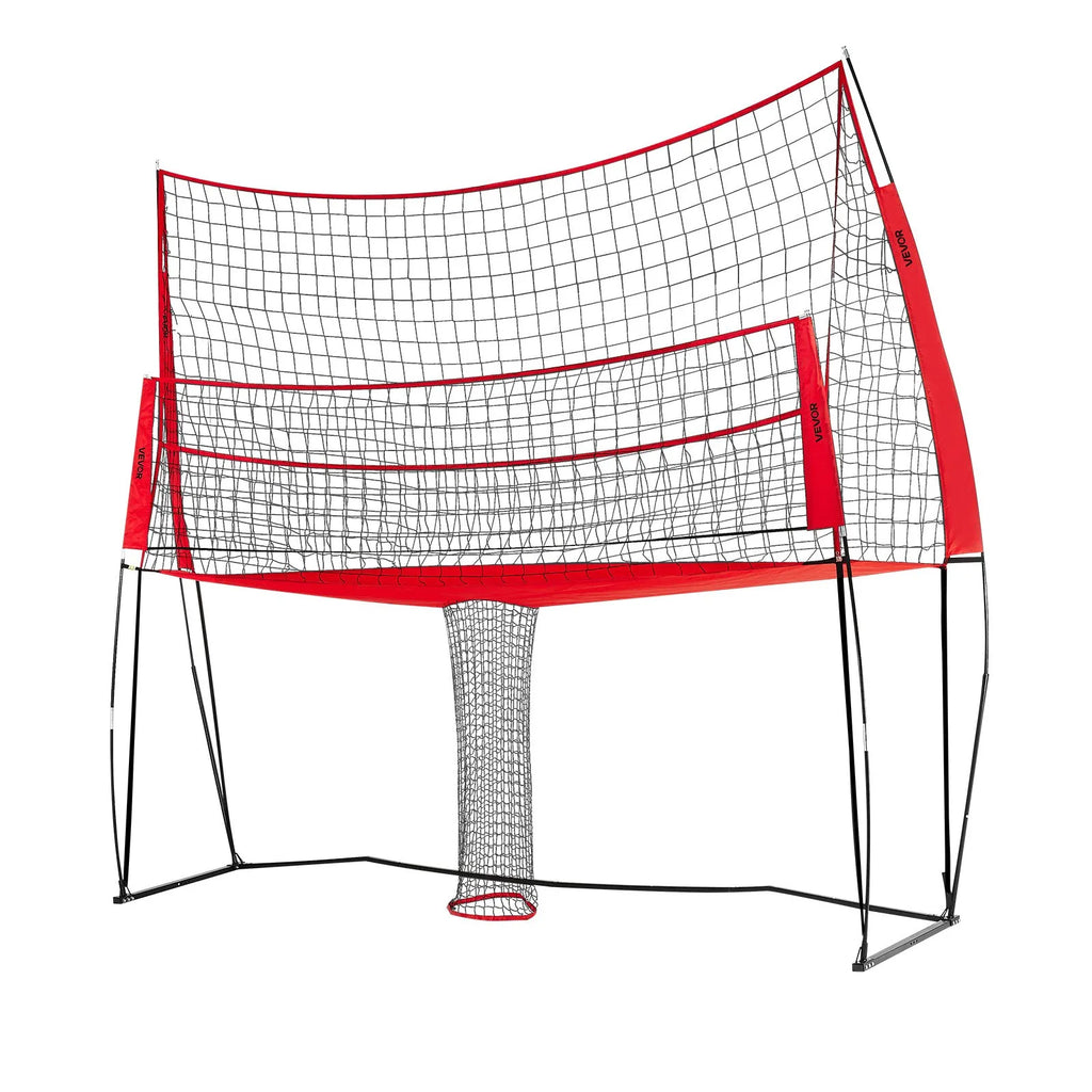 VEVOR Volleyball Training Net System Portable Practice Equipment Indoor Outdoor
