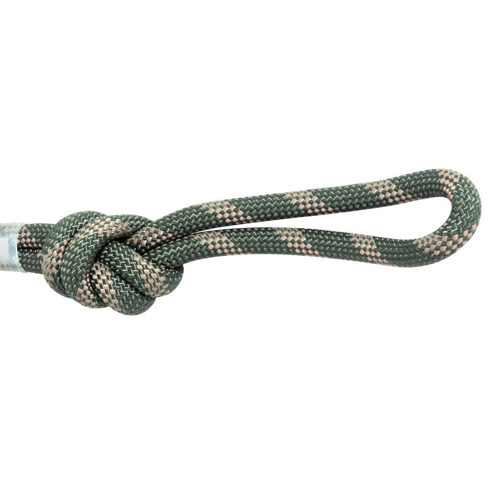 VEVOR Tree Stand Safety Rope, 9 ft/27.43M Treestand Lifeline Rope 30KN Breaking Tension, 0.6'' Hunting Safety Line with Prusik Knot, 2pcs Carabiner and Silencer, for Treestrap and Climbing