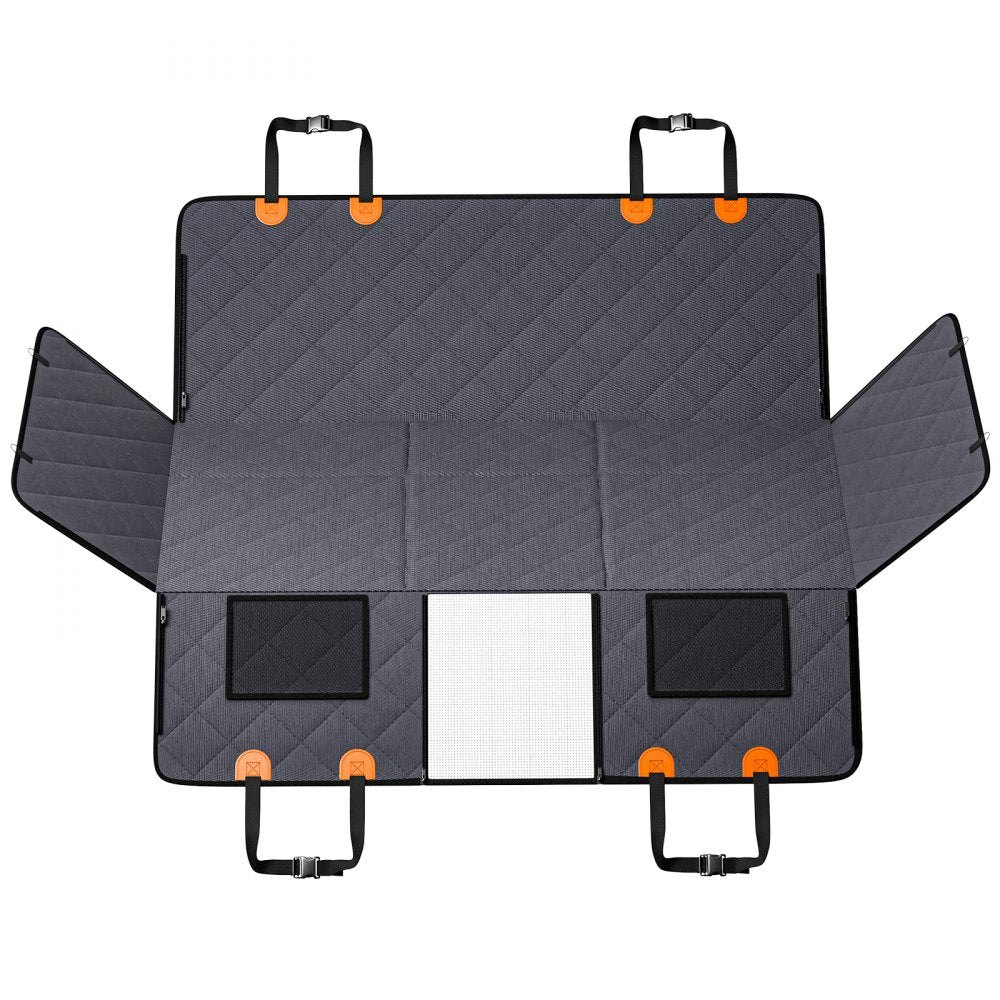 VEVOR 57.4 x 30.3 in Dog Car Seat Cover for Back Seat Waterproof 600D for Truck