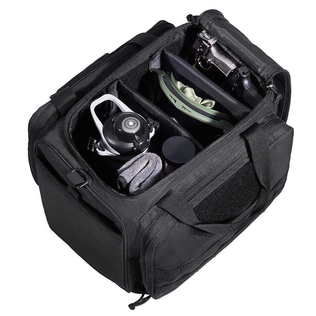 VEVOR Soft Pistol Case for 3 Pistols Handgun Bag Outdoor Hunting Shooting Black
