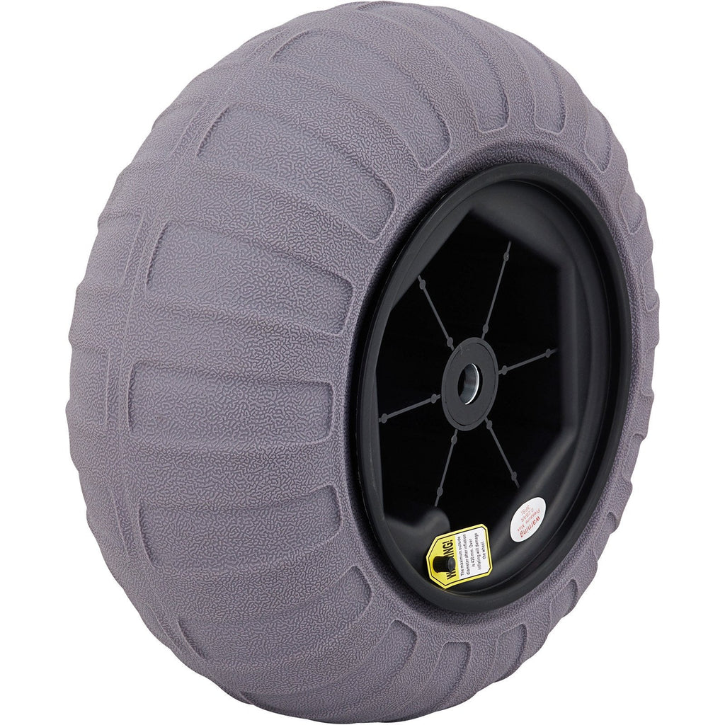 VEVOR Beach Balloon Wheels, 15.7" Replacement Sand Tires, TPU Cart Tires for Kayak Dolly, Canoe Cart and Buggy w/ Free Air Pump, 2-Pack