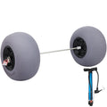 VEVOR Beach Balloon Wheels, 13" Replacement Sand Tires with 32" Stainless Steel Axle, TPU Cart Tires for Kayak Dolly, Canoe Cart and Buggy w/ Free Air Pump, 2-Pack