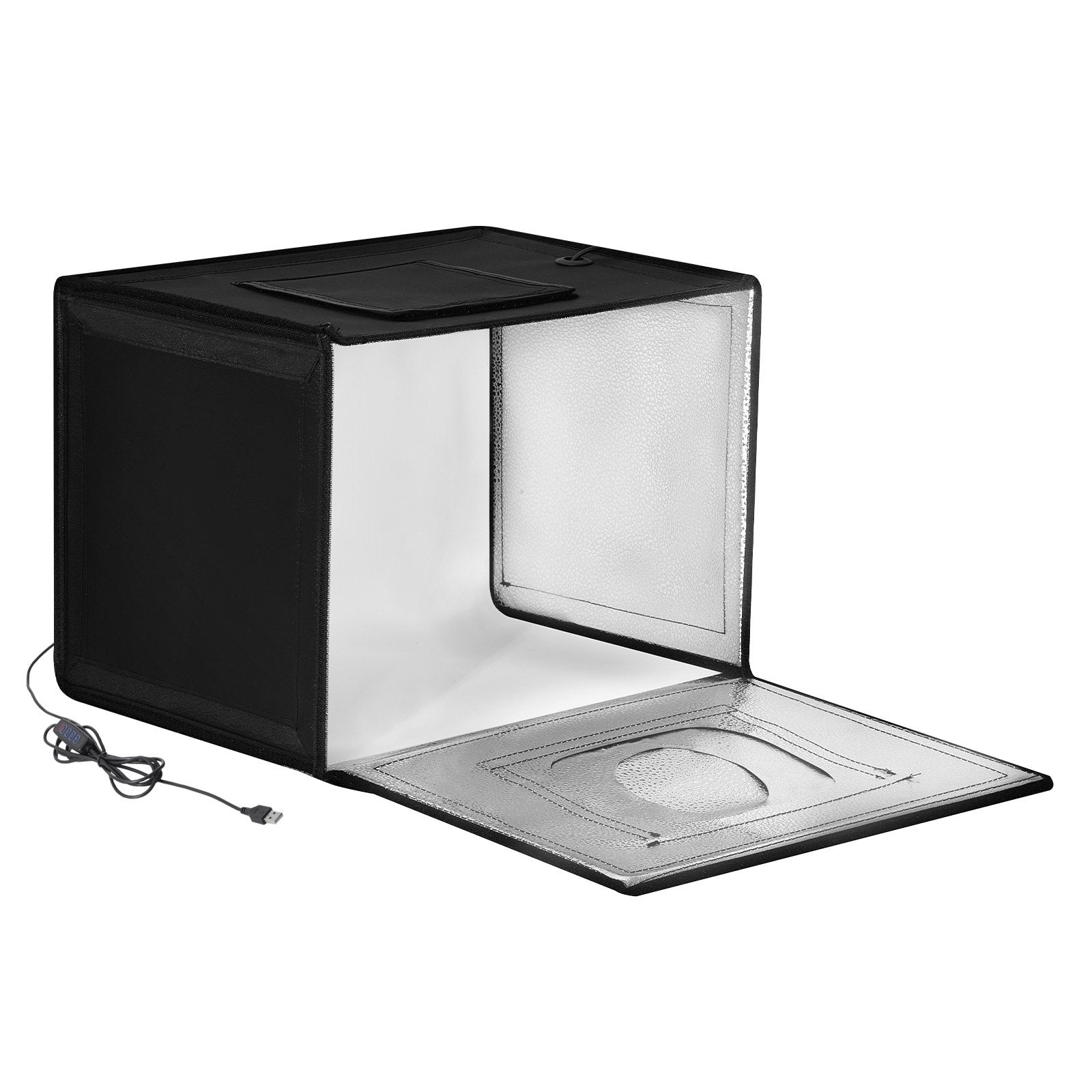 VEVOR Photo Studio Light Box 12"x12" 3000-5600K Adjustable 3 Color Temperatures