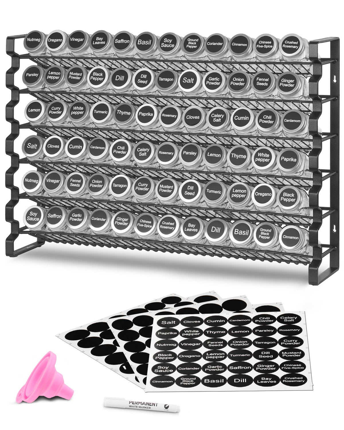 VEVOR Spice Rack Organizer for Cabinet Kitchen Seasoning Organizer  23x16 in