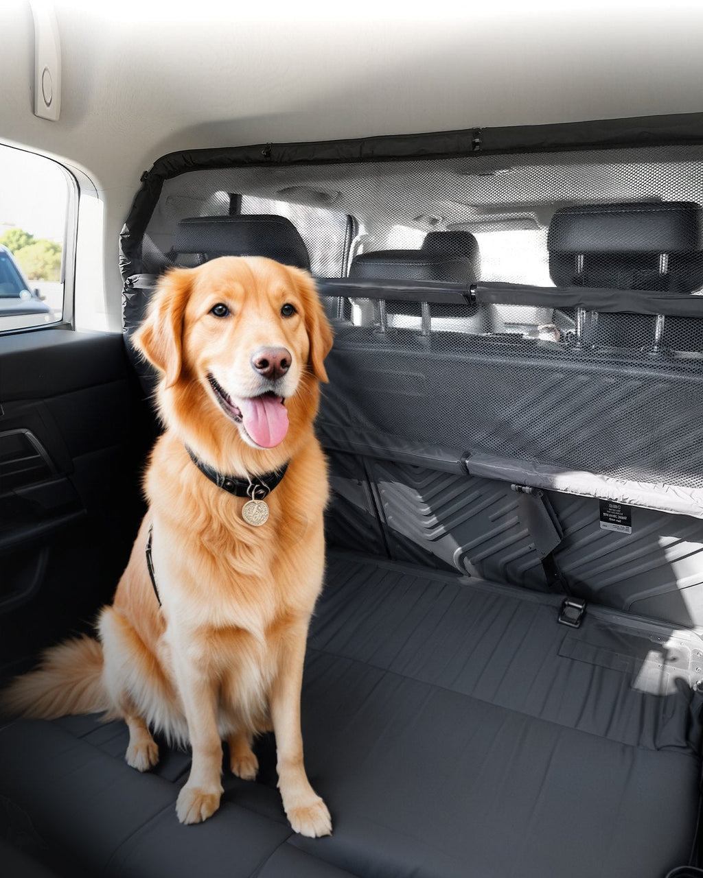 VEVOR Dog Car Barrier 46" Wide Car Divider for Cargo Area Vehicle Pet Barrier