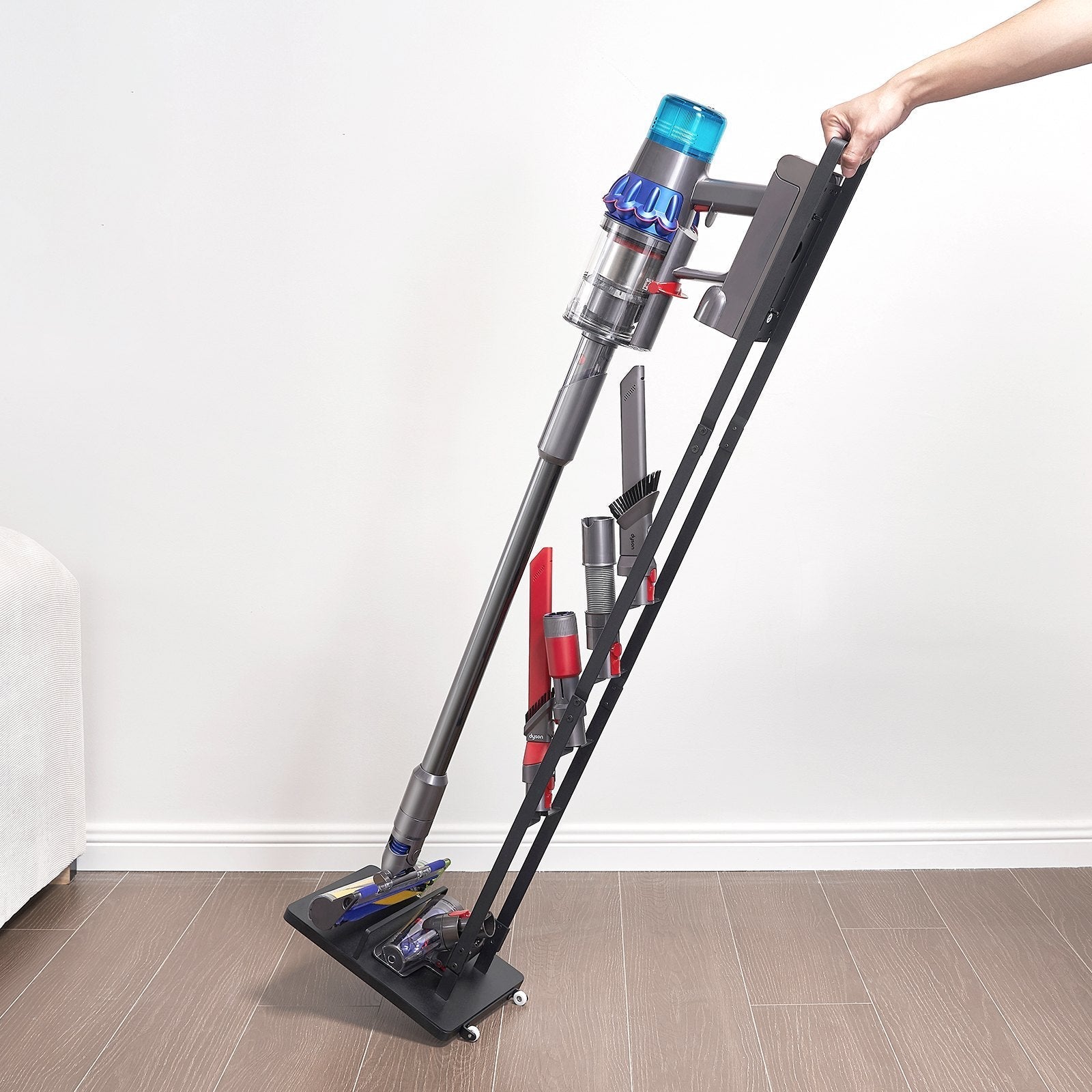 VEVOR Vacuum Stand for Dyson Multi-Models Storage Bracket Holder with Wheels