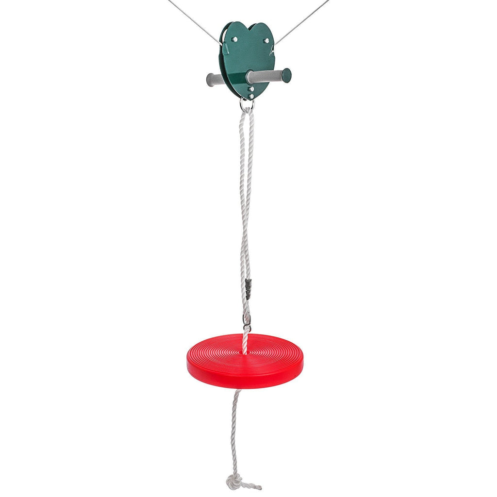 Vevor 100ft Zip Line Kit Trolley Slackers Zip Lines For Backyard Entertainment