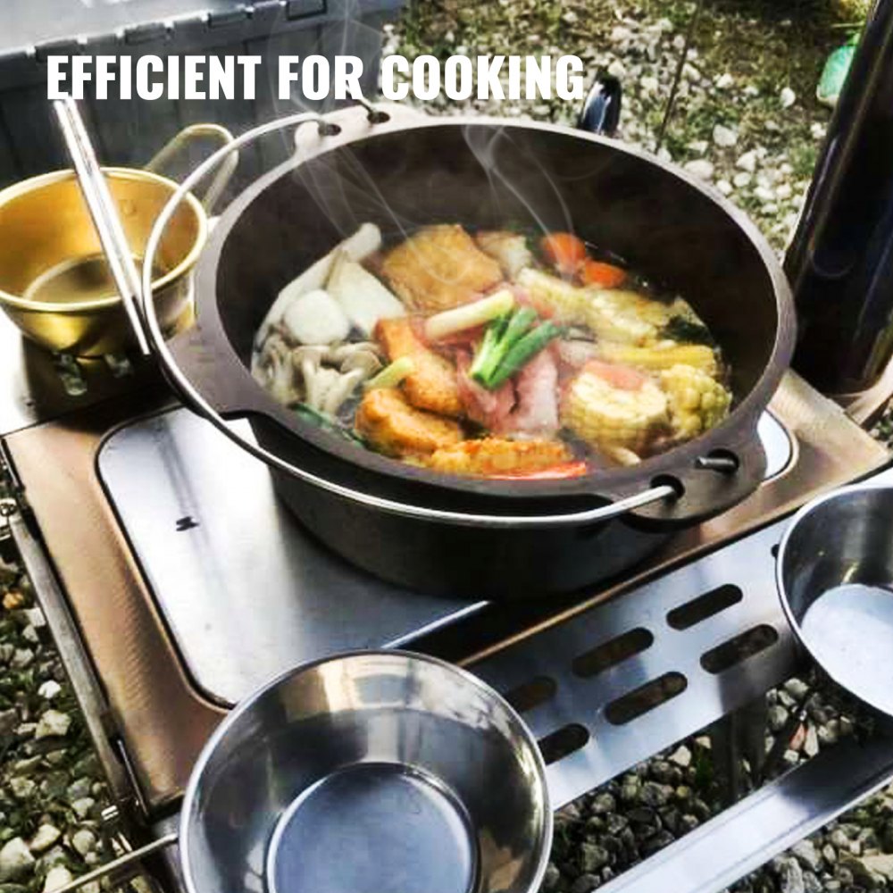 VEVOR Tent Wood Stove 18.3x15x14.17 inch, Camping Wood Stove 304 Stainless Steel With Folding Pipe, Portable Wood Stove 90.6 inch Total Height For Camping, Tent Heating, Hunting, Outdoor Cooking